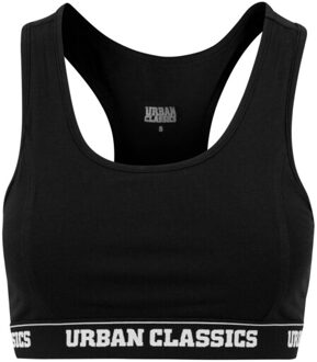 urban classics Dames/bh met logo Zwart - XL
