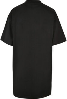 urban classics Dames bio zwaargewicht oversized t-shirt jurk Zwart - S