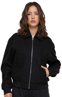 urban classics Dames boxy jas Zwart - L