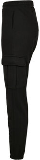 Urban Classics Dames cargo broek met hoge taille Zwart - S
