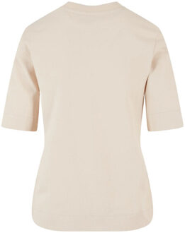 urban classics Dames classy t-shirt - maat XL Beige