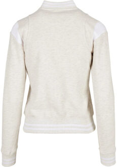 urban classics Dames college sweatjack Grijs - 4XL