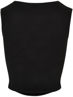 urban classics Dames corset detail top Zwart - M