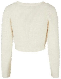 urban classics Dames cropped vest Beige - XXL