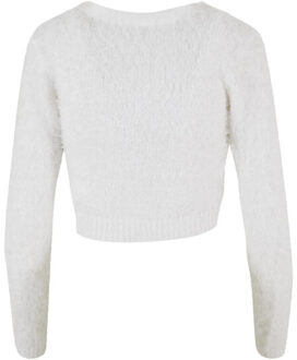 urban classics Dames cropped vest Wit - XXL