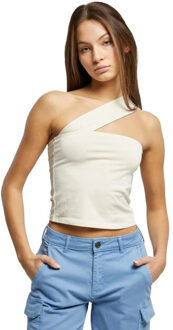 urban classics Dames crossover strap top Rood - 4XL