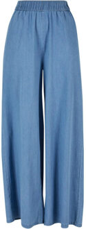 urban classics Dames denim broek wijde pijpen - maat 4XL Blauw
