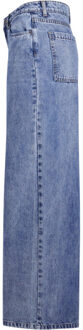 urban classics Dames denim mid rise wijde jeans Blauw - 29