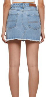 urban classics Dames denim zware minirok - maat 31 Blauw
