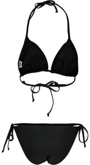 urban classics Dames driehoek gerecyclede bikini Zwart - XL