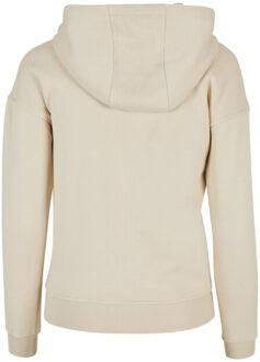 urban classics Dames effen hoodie Beige - M