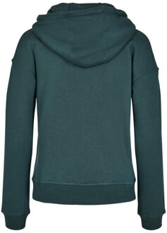 urban classics Dames effen hoodie - maat M Groen