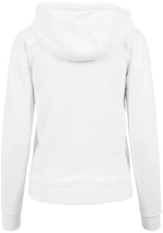urban classics Dames effen hoodie Wit - M