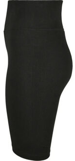 urban classics Dames fietsshort met hoge taille (set van 2) Zwart - S