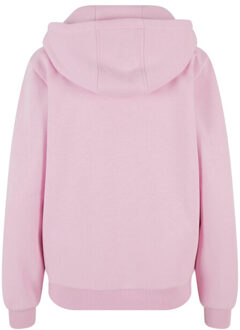 Urban Classics Dames fluffy full zip hoodie - maat XL Paars