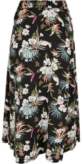 urban classics Dames fruit midi rok - maat S Zwart