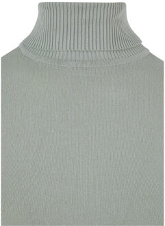 urban classics Dames gebreid schildpad hals sweatshirt - maat XXL Groen