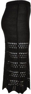 urban classics Dames gehaakte gebreide rok - maat XXXL Zwart