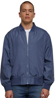 urban classics Dames gerecycled bomberjack Blauw - XL