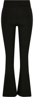 urban classics Dames gerecyclede uitlopende legging met hoge taille Zwart - 4XL