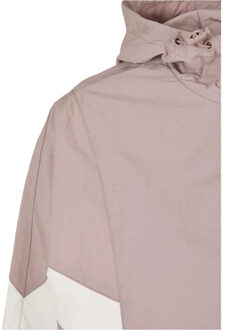 urban classics Dames gerimpeld batwing jasje Paars - XXXL