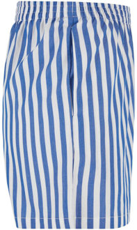 urban classics Dames gestreepte shorts Wit - XXXL