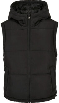 urban classics Dames gewatteerd twill gerecycled gilet Zwart - XS
