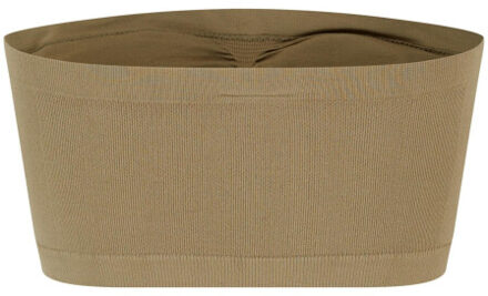 urban classics Dames gewatteerde bandeau top - maat XL Groen