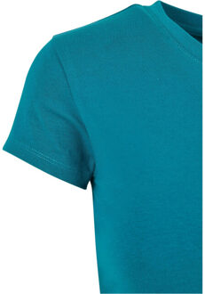 urban classics Dames jersey stretch crop t-shirt Groen - XXXL