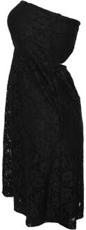 urban classics Dames kanten jurk Zwart - XXXL