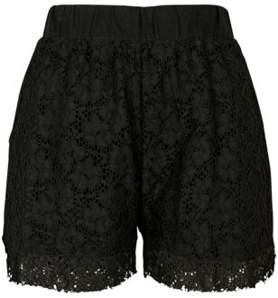 urban classics Dames kanten korte broek Zwart - XS