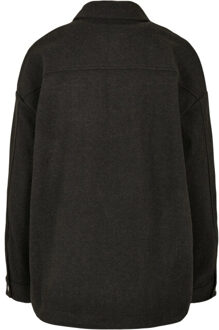 urban classics Dames klassiek overhemd Grijs - XXXL