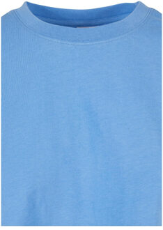 urban classics Dames kort oversized gewaad t-shirt Blauw - XXXL