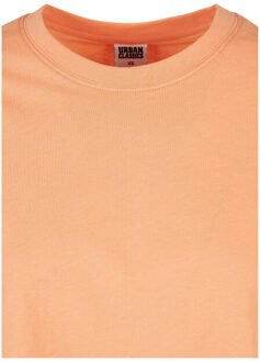 urban classics Dames kort oversized gewaad t-shirt Geel - S