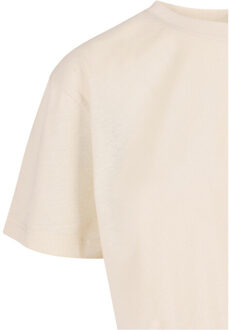 urban classics Dames kort oversized gewaad t-shirt - maat XXXL Beige