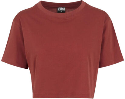 urban classics Dames kort oversized t-shirt (set van 2) Wit - M