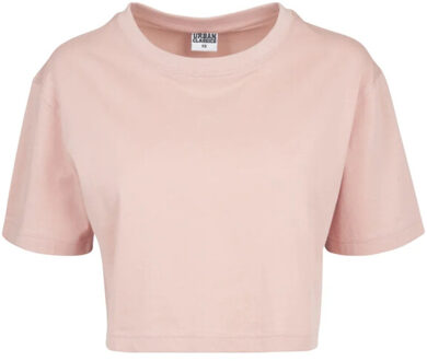 urban classics Dames kort oversized t-shirt (set van 2) Zwart - XS