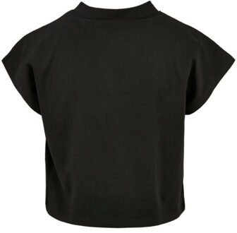 urban classics Dames kort t-shirt Zwart - M