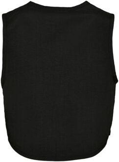 urban classics Dames kort tactisch vest Zwart - 4XL