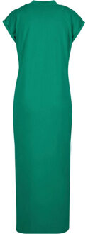 Urban Classics Dames lange verlengde schouderjurk Groen - M