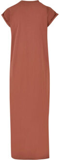 urban classics Dames lange verlengde schouderjurk Rood - XXXL