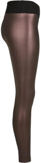 urban classics Dames legging hoog taille leer Rood