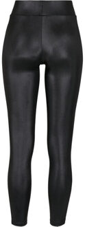 urban classics Dames legging kunstleer Zwart - XS