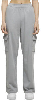 urban classics Dames lichtgewicht baggy sweatbroek Grijs - XL