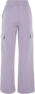urban classics Dames lichtgewicht baggy sweatbroek - maat L Paars