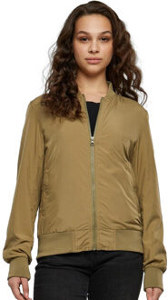 urban classics Dames lights bomberjack Beige - S