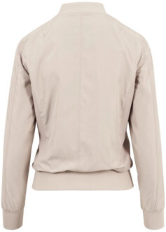 Urban Classics Dames lights bomberjack - maat M Beige