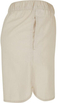urban classics Dames linnen blend casual shorts - maat XS Beige