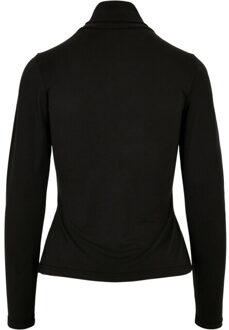 urban classics Dames modal coltrui met lange mouwen Zwart - S