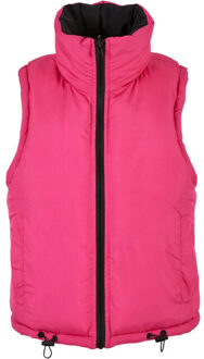 urban classics Dames omkeerbaar gewatteerd gilet Zwart - M